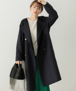 「URBAN RESEARCH Sonny Label」 ノーカラーコート FREE ネイビー レディース