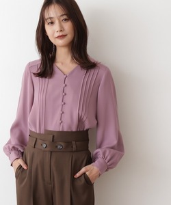 「N.（N. Natural Beauty Basic）」 長袖ブラウス MEDIUM ピンク レディース