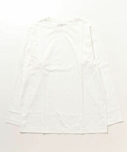 「green label relaxing」 長袖Tシャツ S ホワイト メンズ