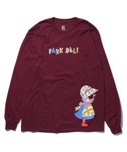 「FREAK'S STORE」 「Park Deli」長袖Tシャツ MEDIUM レッド メンズ