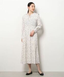 「Ray BEAMS」 長袖ワンピース ONE SIZE オフホワイト レディース