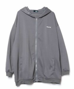 「MGV」 ジップアップパーカー X-LARGE ダークグレー メンズ