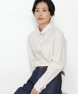 「human woman」 長袖シャツ SMALL チャコールグレー レディース