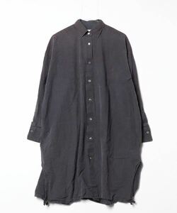 「Steven Alan」 シャツワンピース MEDIUM グレー レディース