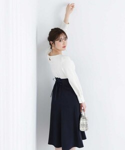 「PROPORTION BODY DRESSING」 長袖ワンピース MEDIUM ネイビー レディース