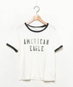 「American Eagle」 半袖Tシャツ S ホワイト レディース