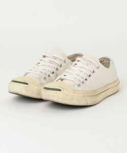 「CONVERSE」 ストライプ柄ローカットスニーカー 23cm ベージュ レディース