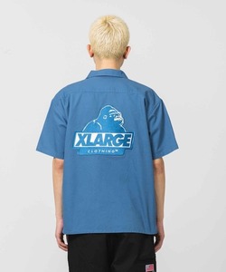 「XLARGE」 半袖シャツ X-LARGE ブルー メンズ