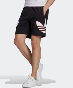 「adidas」 ショートパンツ X-SMALL ブラック×ホワイト メンズ