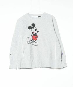 「BEAMS BOY」 「Disney×Champion」スウェットカットソー S グレー レディース