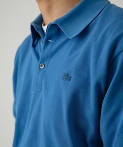 「LACOSTE」 半袖ポロシャツ X-LARGE ブルー メンズ