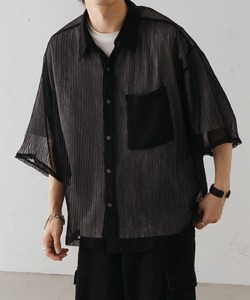 「epnok」 半袖シャツ SMALL ブラック メンズ
