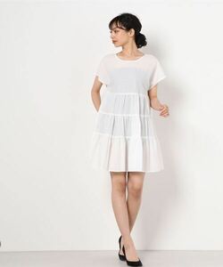 「B:MING by BEAMS」 半袖ワンピース ONE SIZE ホワイト レディース