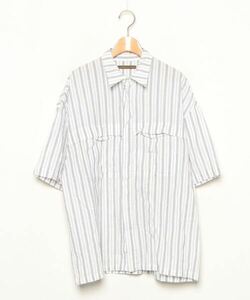 「SHIPS」 半袖シャツ MEDIUM ブルー メンズ