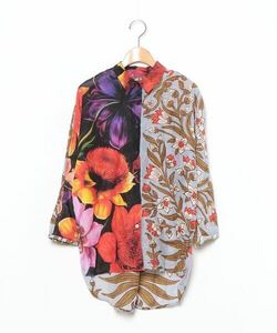 「Desigual」 7分袖シャツ S ブルー レディース