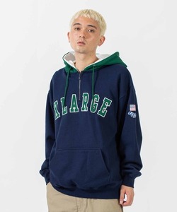 「XLARGE」 プルオーバーパーカー M ネイビー メンズ