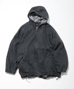 「NAUTICA」 ジップアップブルゾン LARGE ブラック メンズ