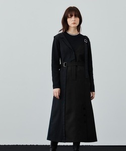 「UNITED TOKYO」 サロペットスカート 1 ブラック レディース