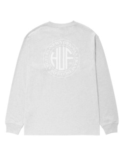 「HUF」 長袖Tシャツ SMALL アッシュグレー メンズ