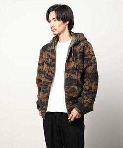 「DIESEL」 ジップアップパーカー X-SMALL ブラウン メンズ