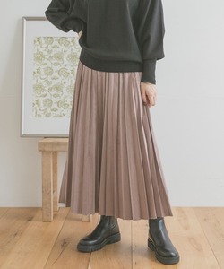 「ITEMS URBANRESEARCH」 ロングスカート FREE ピンクベージュ レディース