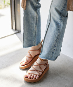 「SLOBE IENA」 「Teva」フラットサンダル 25cm ブラウン レディース