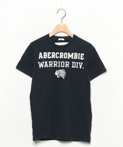 「Abercrombie&Fitch」 半袖Tシャツ S ネイビー メンズ