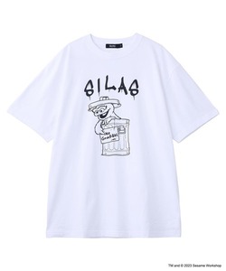 「SILAS」 半袖Tシャツ L ホワイト メンズ