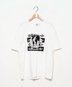 「FREAK'S STORE」 「adidas」半袖Tシャツ LARGE ホワイト メンズ