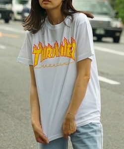 「THRASHER」 半袖Tシャツ MEDIUM ホワイト メンズ