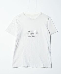 「Saturdays NYC」 半袖Tシャツ X-SMALL ホワイト レディース