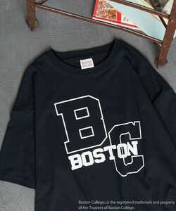 「FREAK'S STORE」 「BOSTON」半袖Tシャツ フリ- ブラック レディース