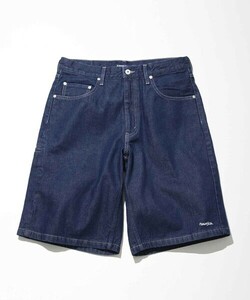 「NAUTICA」 デニムハーフパンツ LARGE ネイビー メンズ