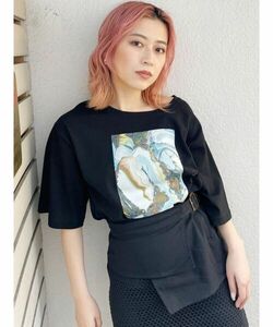 「MURUA」 半袖Tシャツ FREE ブラック レディース