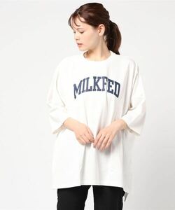 「MILKFED.」 半袖Tシャツ ONE SIZE ホワイト レディース