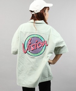 「VISION STREET WEAR」 半袖シャツ LL ミント メンズ