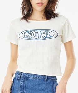 「X-girl」 半袖Tシャツ M ホワイト レディース