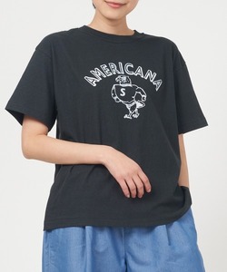 「AMERICANA」 半袖Tシャツ FREE ブラック レディース