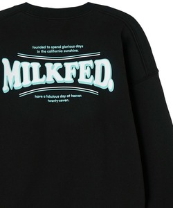 「MILKFED.」 スウェットカットソー ONE SIZE ブラック レディース