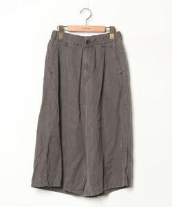 「ZUCCa」 クロップドパンツ S size グレー レディース