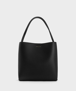 「CHARLES & KEITH」 トートバッグ X-LARGE ブラック レディース