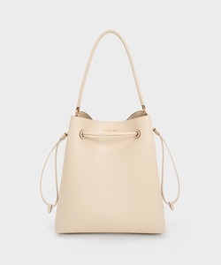 「CHARLES & KEITH」 2WAYバッグ L ベージュ レディース