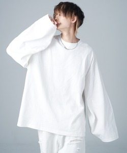 「ADRER」 長袖Tシャツ LARGE ホワイト メンズ