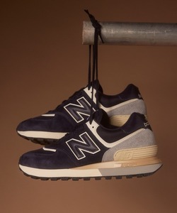 「New Balance」 ローカットスニーカー 23.0cm ネイビー メンズ