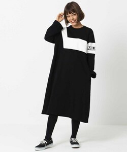 「MILKFED.」 長袖ワンピース ONE SIZE ブラック レディース