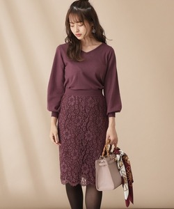 「PROPORTION BODY DRESSING」 セットアップ SMALL ボルドー レディース