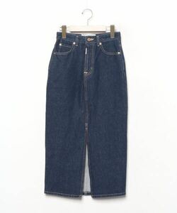 「Spick & Span」 デニムロングスカート X-SMALL ネイビー レディース