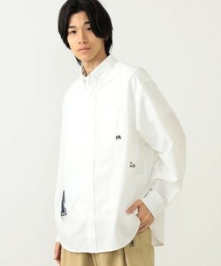 「BEAMS HEART」 長袖シャツ MEDIUM ホワイト メンズ