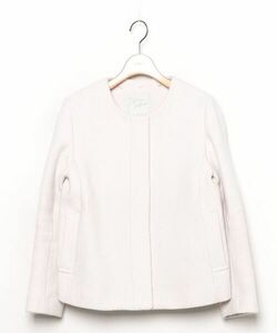 「JILL by JILL STUART」 ノーカラーコート SMALL ホワイト レディース