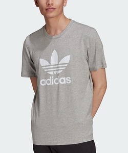 「adidas」 半袖Tシャツ X-SMALL グレー メンズ